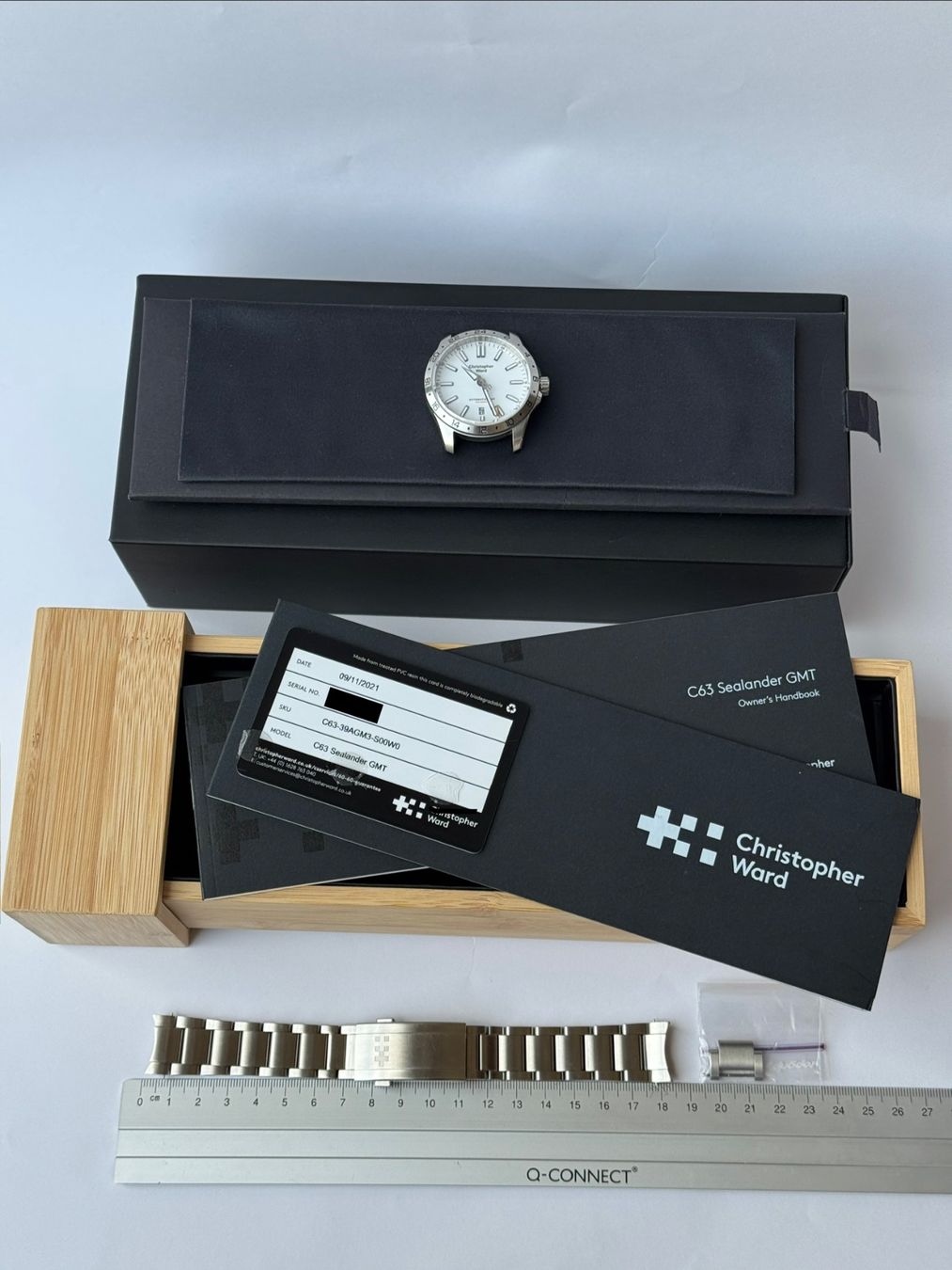 Christopher Ward Orologi: Christopher Ward C63 Sealander GMT | Full Set – Usato da Niederlenz venduto da chr.stella 1