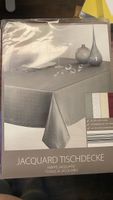 Jacquard Tischdecke, neu, 130x160cm, Bordeauxrot