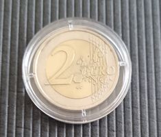 2 Euro Muenze Monaco 2001, Sammlerstueck, Rarität