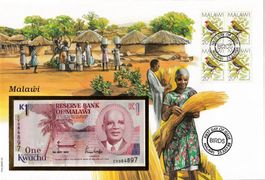 Grosser Banknotenbrief  Malawi 1992