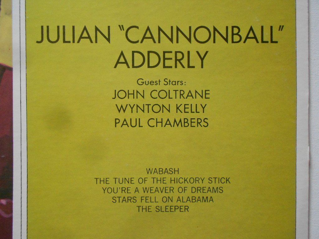 Schallplatten: JULIAN  CANNONBALL ADDERLY – Gebraucht aus Bex von Giorgiob 2
