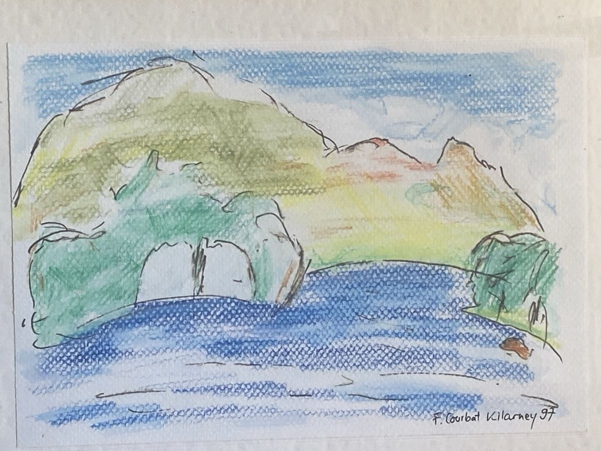 Dipinti: Bild "F. Courbat" Killarney 97" gerahmt – Usato da Dornach venduto da Xantomas 1