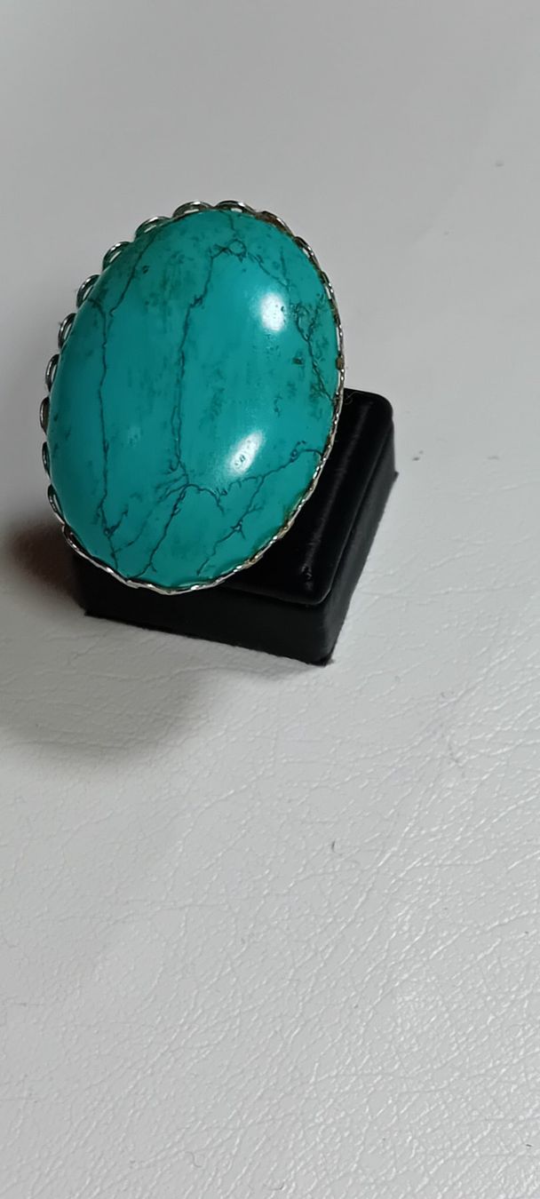 Ringe: ring antiksilber oval mit türkis – Neu (gemäss Beschreibung) aus Basel von bij_5hqd 3