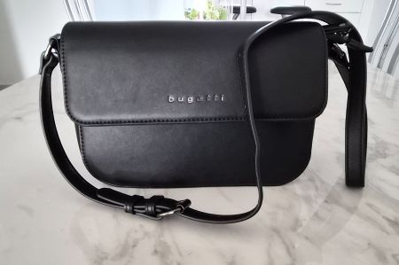 Elegante schwarze Umhängetasche von bugatti