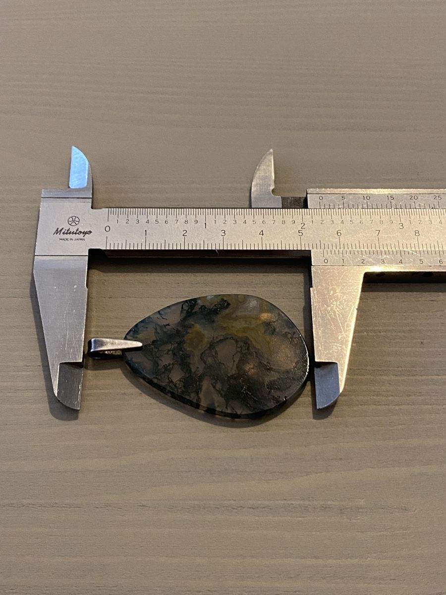 Ciondoli: Anhänger Moosachat 800 Silber – Usato da Birr venduto da Vintage-Liebhaber 2