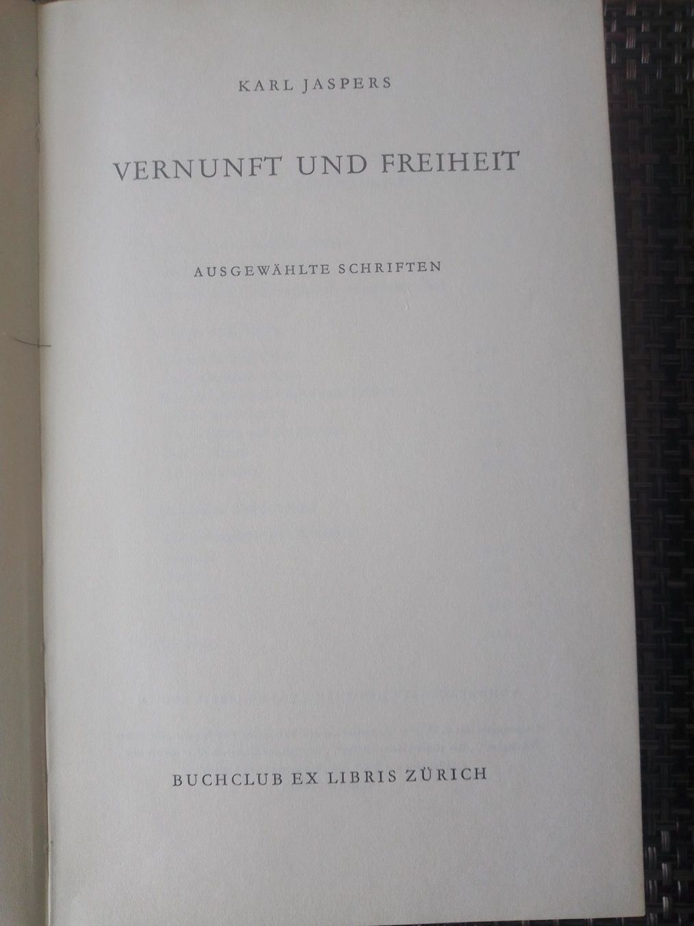 Libri: Vernunft und Freiheit – Usato da Bassersdorf venduto da elm_f9sw 1