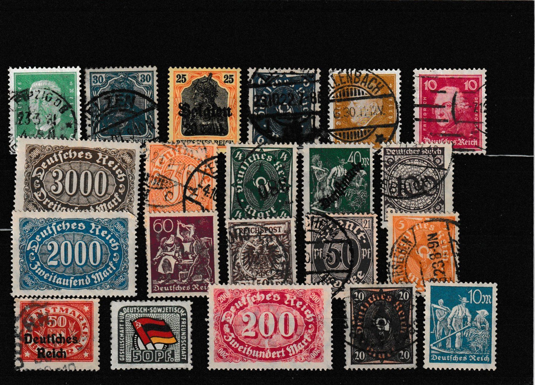Tutti i francobolli: Deutsche Reich alte briefmarken – Nuovo (secondo la descrizione) da St Gallen venduto da Stampsalshobby