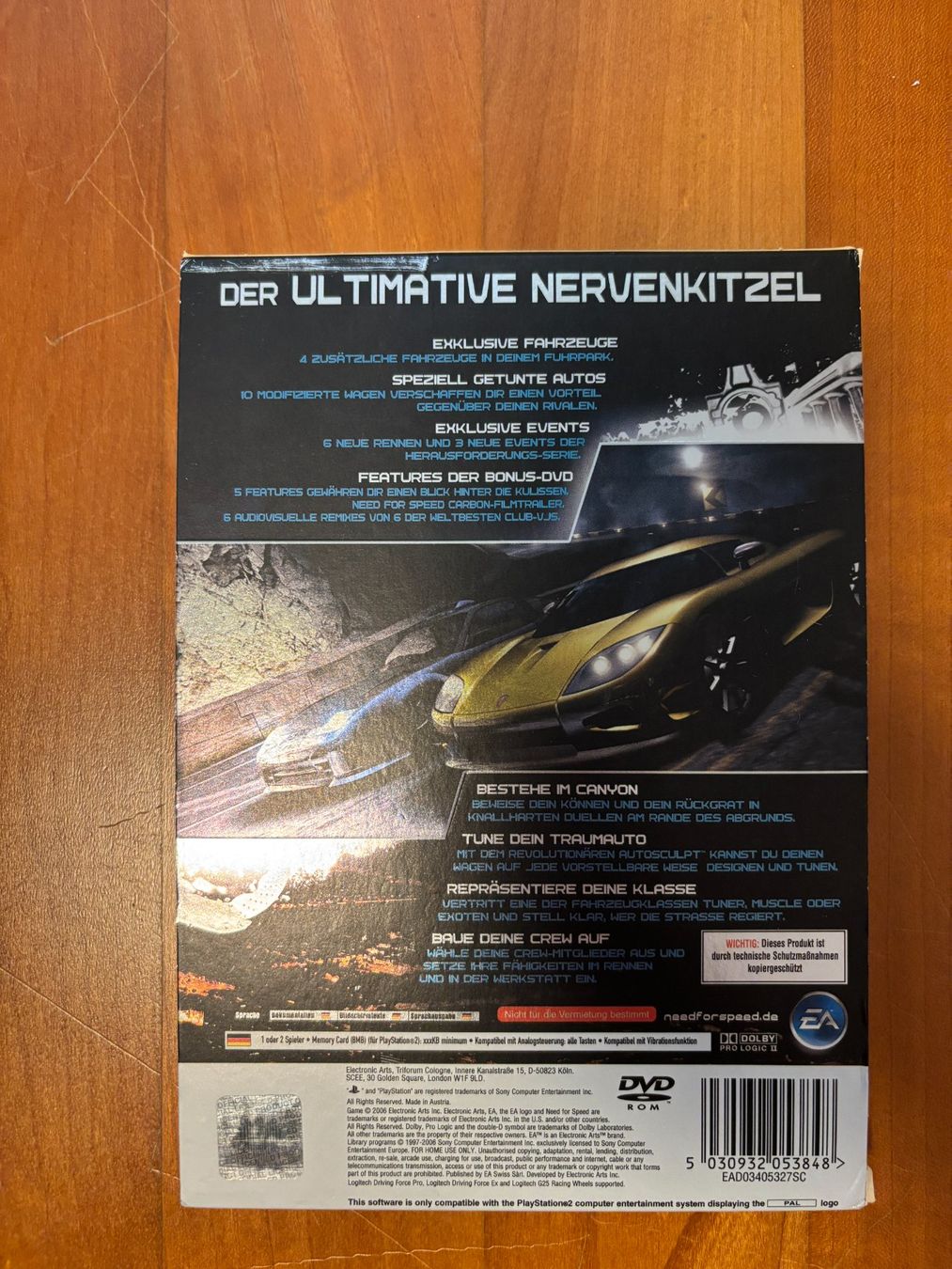 Giochi: PlayStation 2 Need for Speed Carbon Collectors Edition – Usato da Nottwil venduto da Zebrano007 1