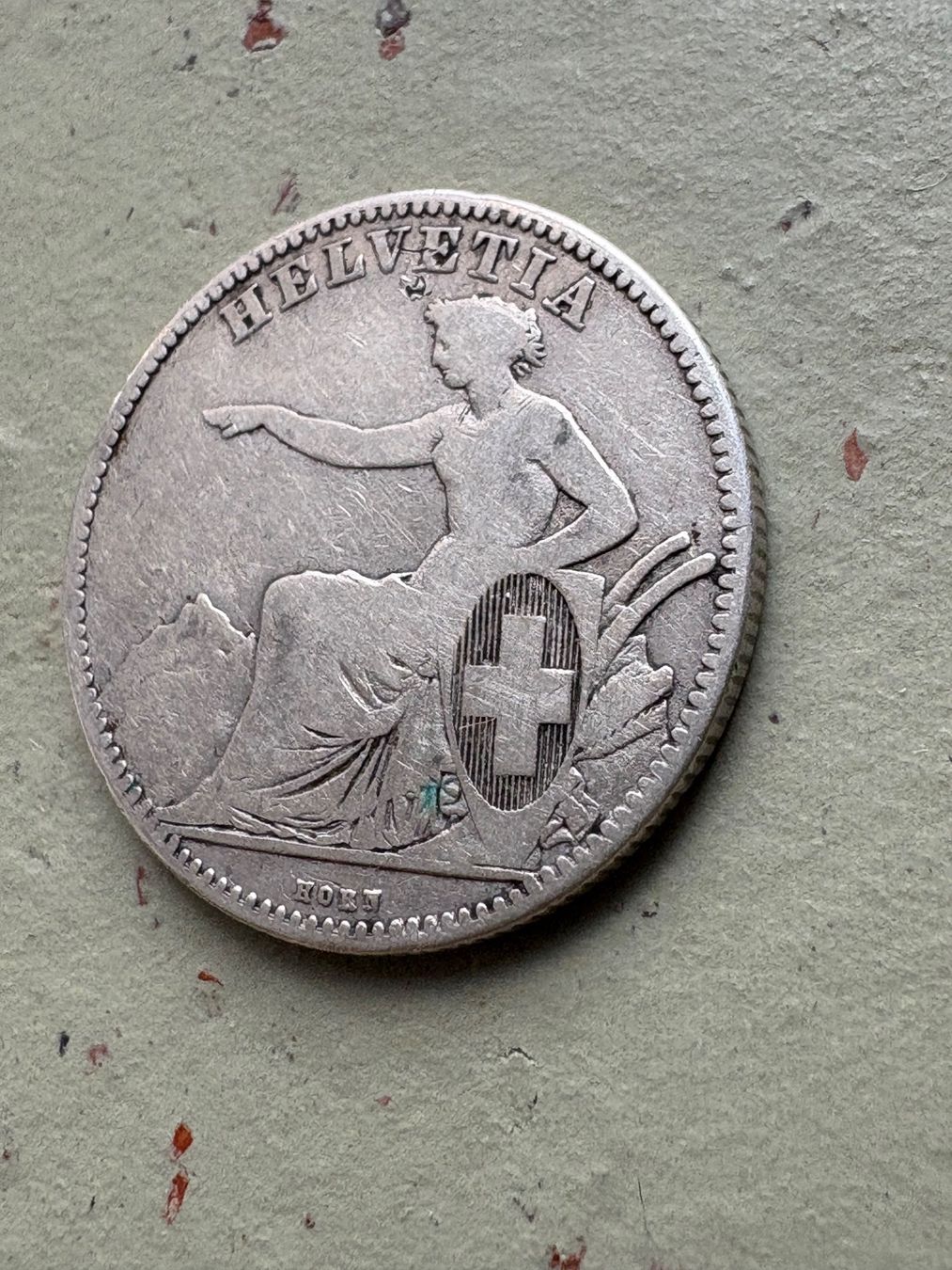 Toutes les monnaies: Schweiz 2 Franken 1860 ab 1.- Silber – D'occasion à Zürich par mysilvercoin 5