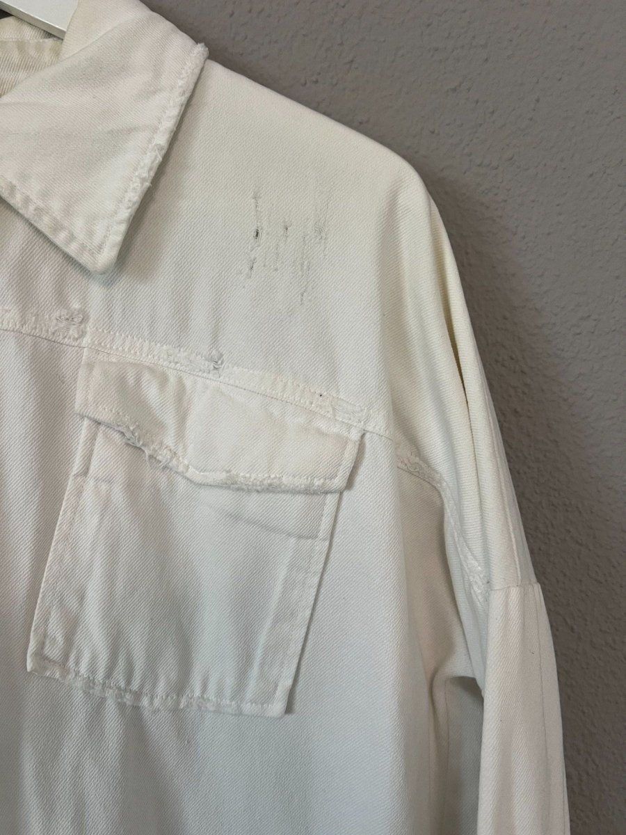 Zara Chemisiers: weisses oversized ZARA Jeanshemd, Size S – D'occasion à Muri b. Bern par SigridW 2