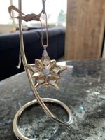 Swarovski Little Snowflake Ornament Gold Edition , Neu