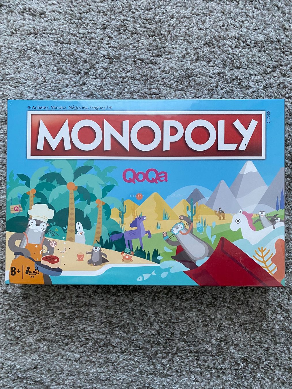 Hasbro Giochi: Monopoly QoQa – Nuovo e nell'imballaggio originale da Orbe venduto da SNAS9