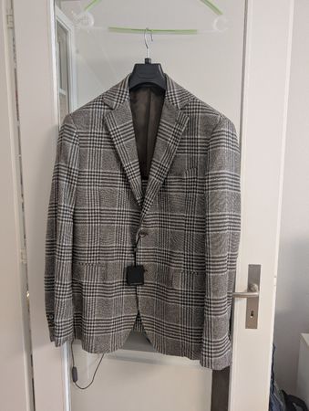 Doppelgänger Roma Men's Plaid Blazer, Wool Blend, NEW!