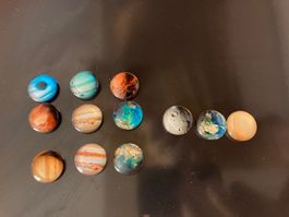 Set 12 Planeten Magnete Kuechenmagnete Neu