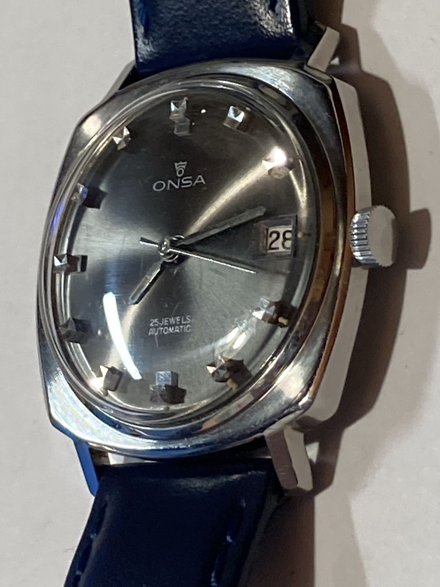 Orologi: Onsa Vintage Uhr der 70 er Automatic 34 mm – Usato da Glattbrugg venduto da vintagemania 4