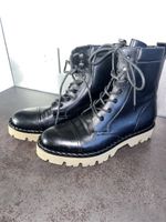 LEDER Stiefeletten RIZZOLLI 41 schwarz neu