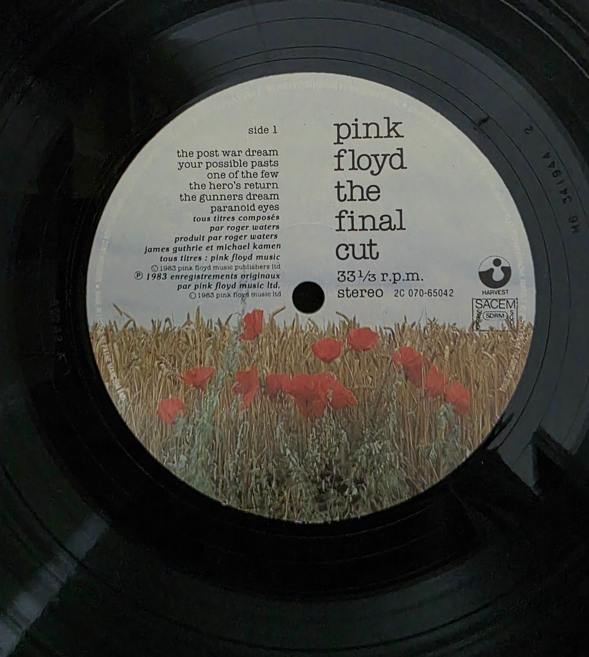 Schallplatten: Pink Floyd LP – The Final Cut – Gebraucht aus Root von atelier22 3