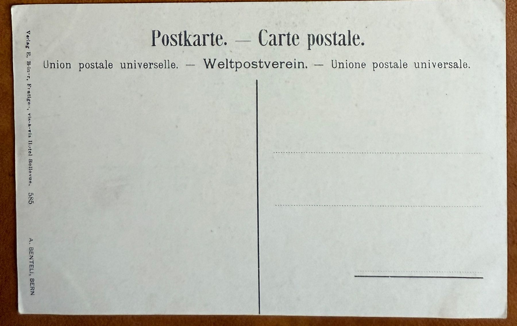 Cartoline postali: AK: Kandersteg - Ausblick von der Klus – Usato da Lutry venduto da Ediego 1