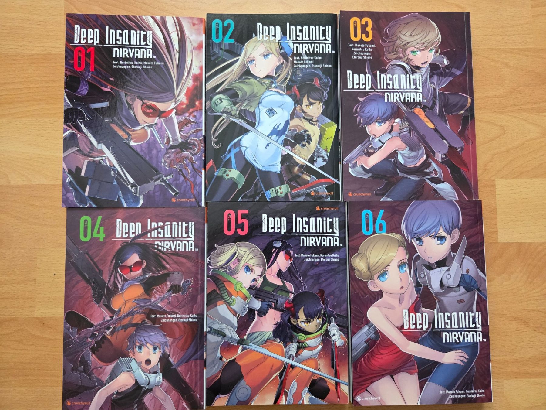 Fumetti: Deep Insanity Nirvana Band 1-6 Komplett! – Nuovo (secondo la descrizione) da Pfäffikon ZH venduto da Fabioo14