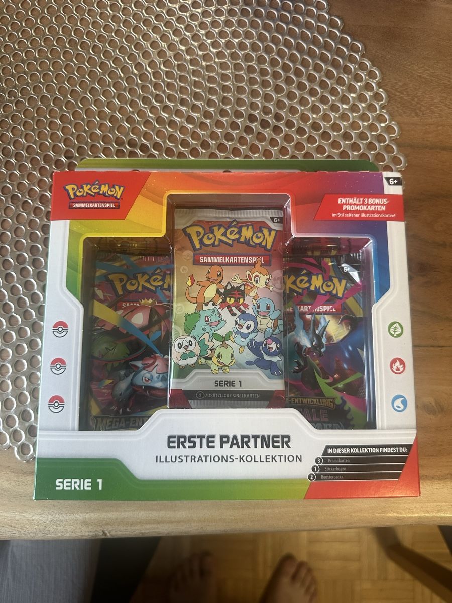 Karten: Pokémon First Partner Series 1 - DE – Neu und originalverpackt aus Goldach von Lenny0220