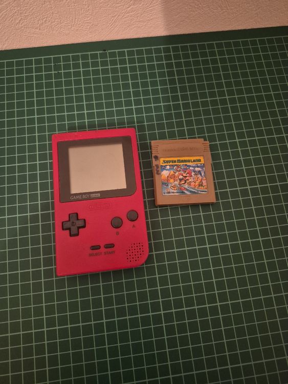 Red Nintendo GameBoy Pocket + Super Mario Land Game (Gebraucht) in ...