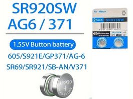 duopack 371 / AG6 / SR920SW Watch Battery AG 6 - SR 920SW