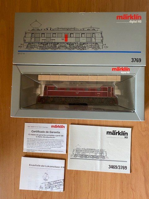 Märklin Trains électriques: Märklin 3769 BR E 19 – Neuf avec emballage d'origine à Adelboden par diana_ch 6