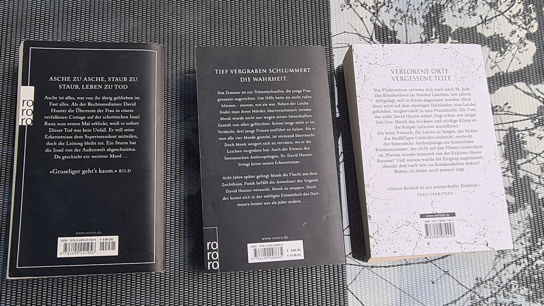 Libri: 3 x Simon Beckett Thriller / David Hunter – Usato da Wettingen venduto da Mahariko 1