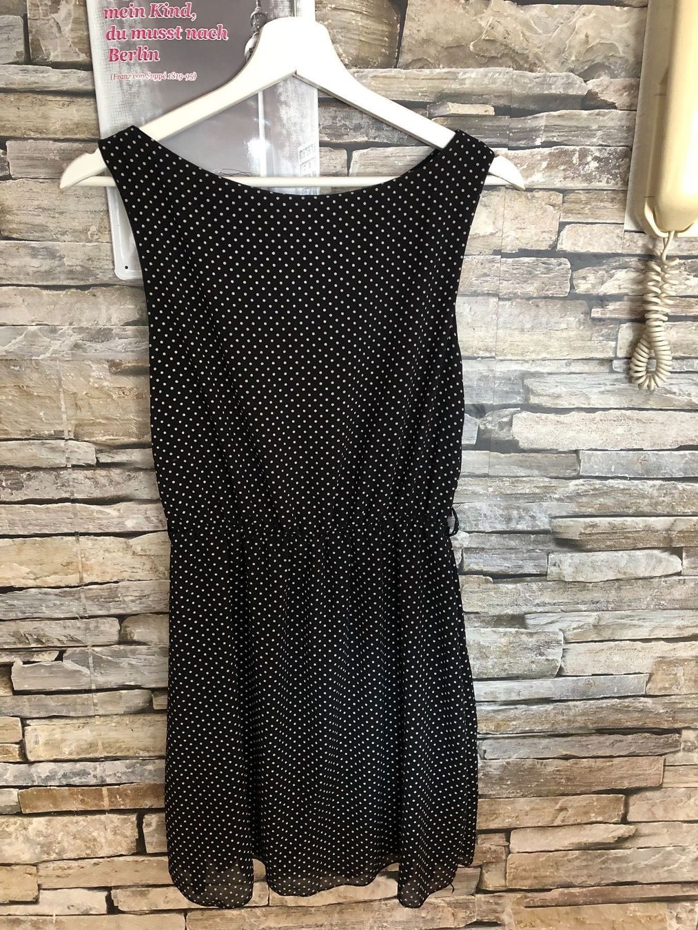 Kleider: Kleid schwarz Punkte Gr. XS / S – Gebraucht aus Wettingen von Hasta80