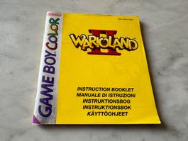 ANLEITUNG FÜR WARIOLAND 2 NINTENDO GAME BOY COLOR
