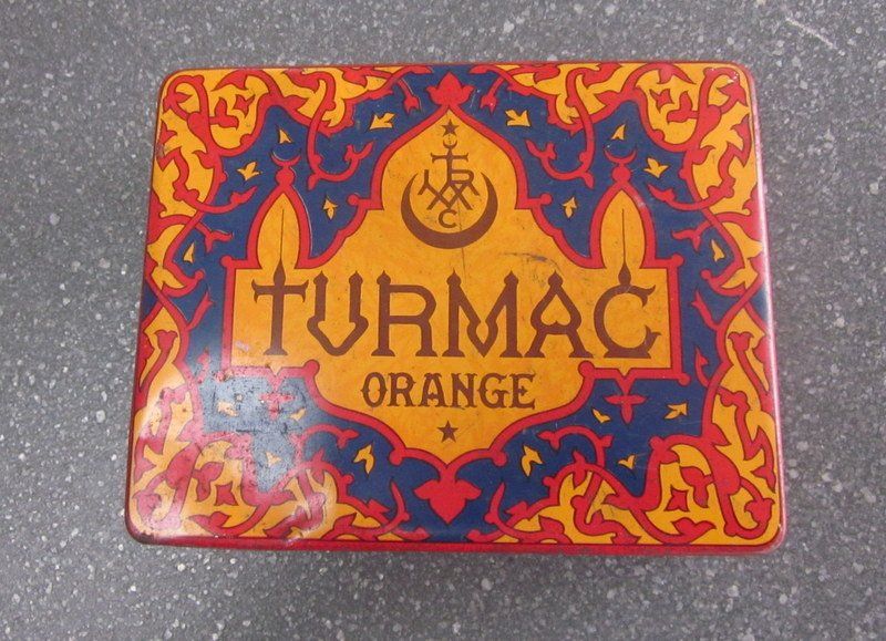 Altro in Decorazioni & Accessori: Blechdose TURMAC Orange, 100 Cigarettes – Usato da Bischofszell venduto da Pfau0