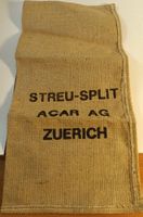 Jutesack "STREU-SPLIT ACAR AG ZÜRICH" (nov49)