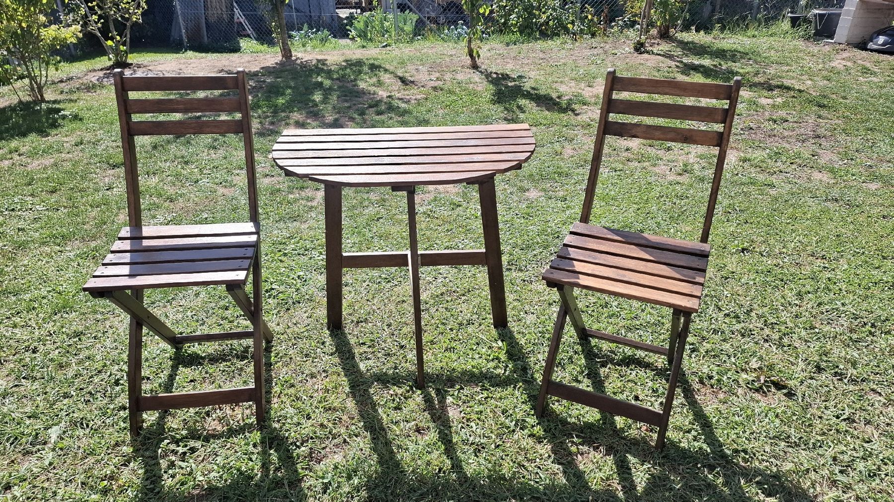 Set di tavolo e panche: Gartentisch Holz – Usato da Oberkirch LU venduto da SteffiSidler81
