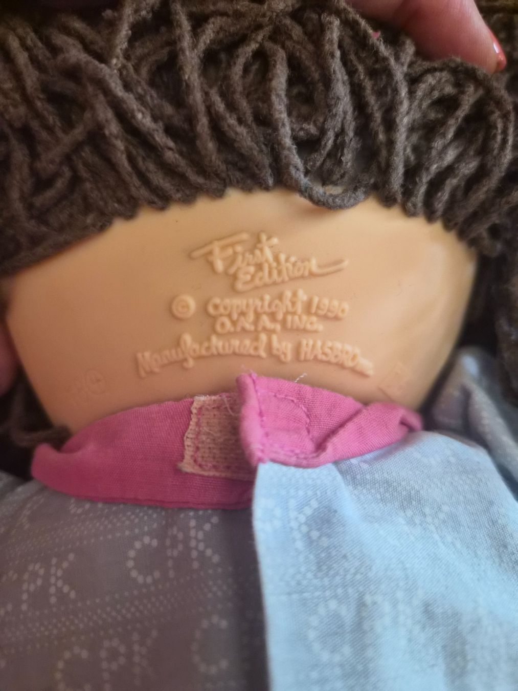 Hasbro Puppen: Cabbage Patch Kid Puppe First Edition 1990 guter Zustand – Gebraucht aus glattbrugg von Aurica 2