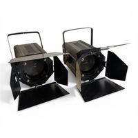 2x Theater Scheinwerfer 1000W mit Torblende (L627)