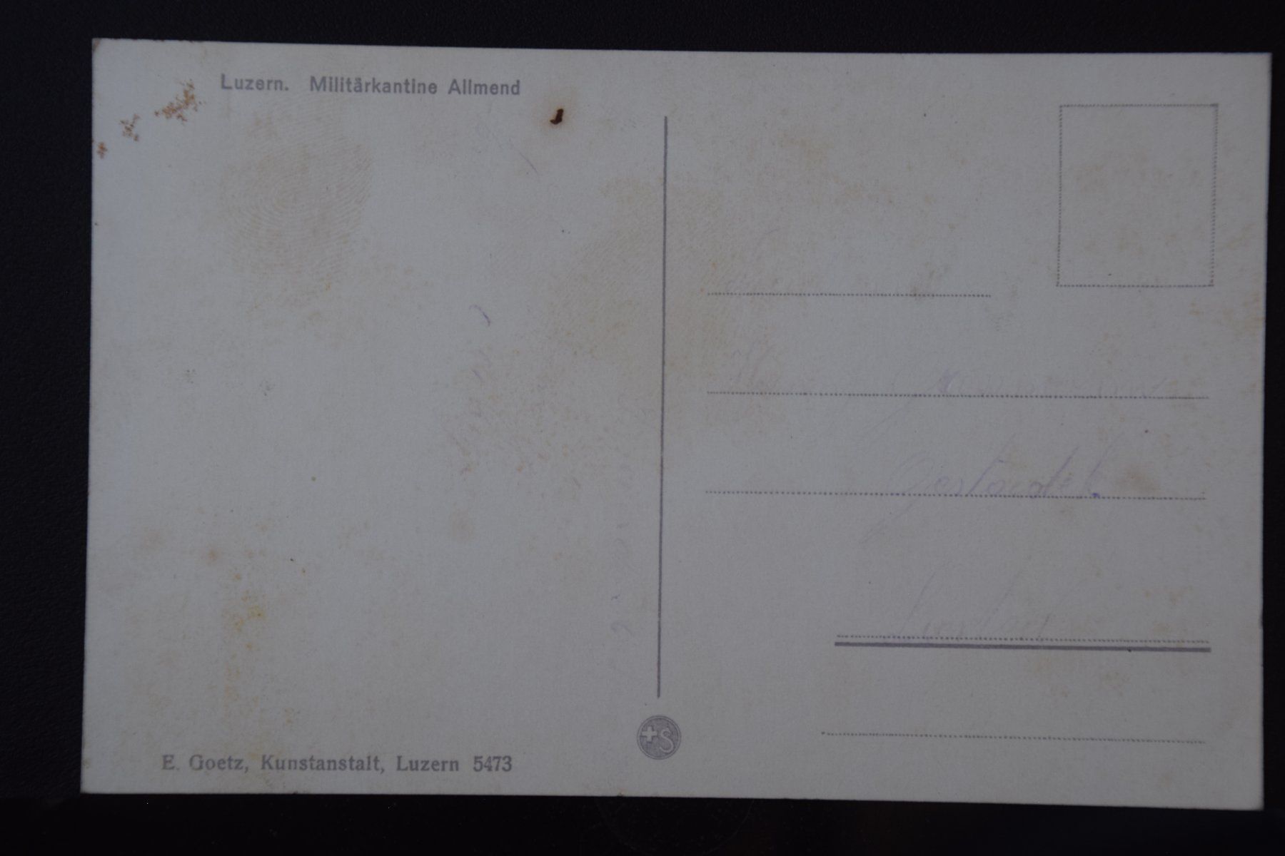 Cartoline postali: AK Luzern, Kaserne Allmend – Usato da Luzern venduto da CH2018 1