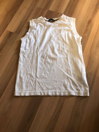Top - uni weiss, Grösse 128