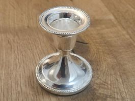 Silber Kerzenständer Vintage Deko Retro 🕯️✨