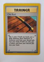 Pokémonkarte Trainer Old Rod 64/64, EN guter Zustand