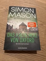 Kriminalroman Das kalte Herz von Oxford Simon Mason