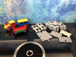 Gleise Schienen Eisenbahn Lego Duplo Bahnhof Spielsachen