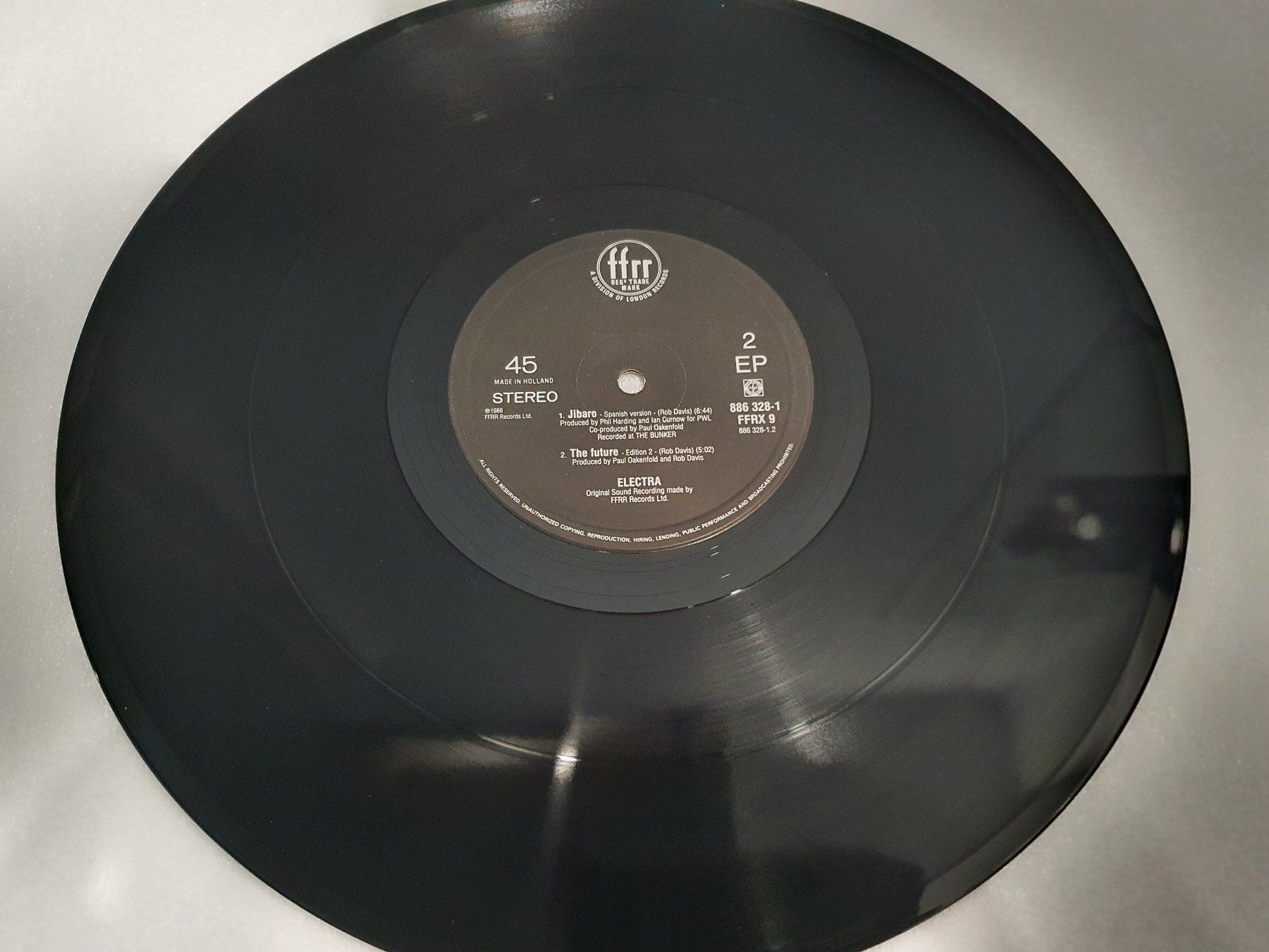 Dischi in vinile: Electra – Jibaro (Techno) – Usato da Uster venduto da Vinyl-Leidenschaft 4
