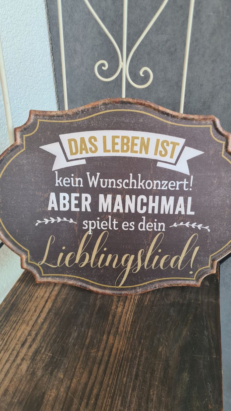 Insegne: Shabby- chic Schild Spruch 40x30cm Einzelstück – Nuovo e nell'imballaggio originale da Böttstein venduto da decodor-angi 2