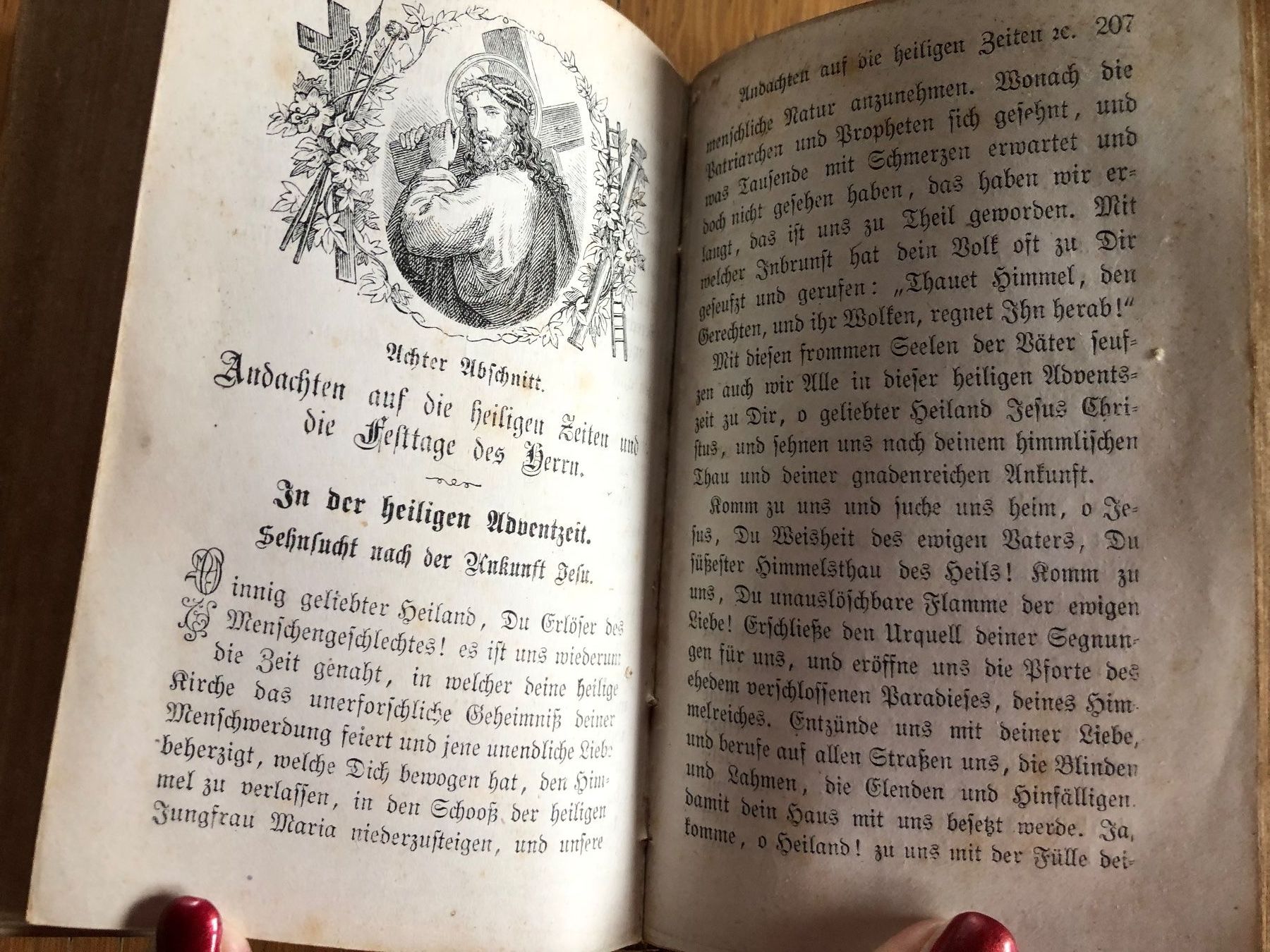 Libri: Antikes Gebetsbuch mit Kreuz, Samt – Usato da Schübelbach venduto da Dolly990_2 9