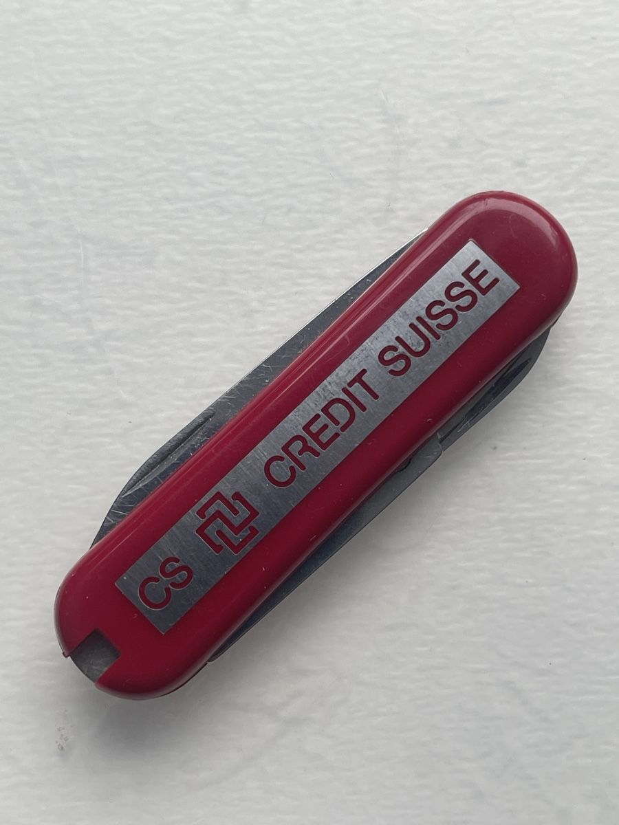Victorinox Coltelli tascabile: Victorinox Classic Credit Suisse – Usato da Horgen venduto da Gentiana
