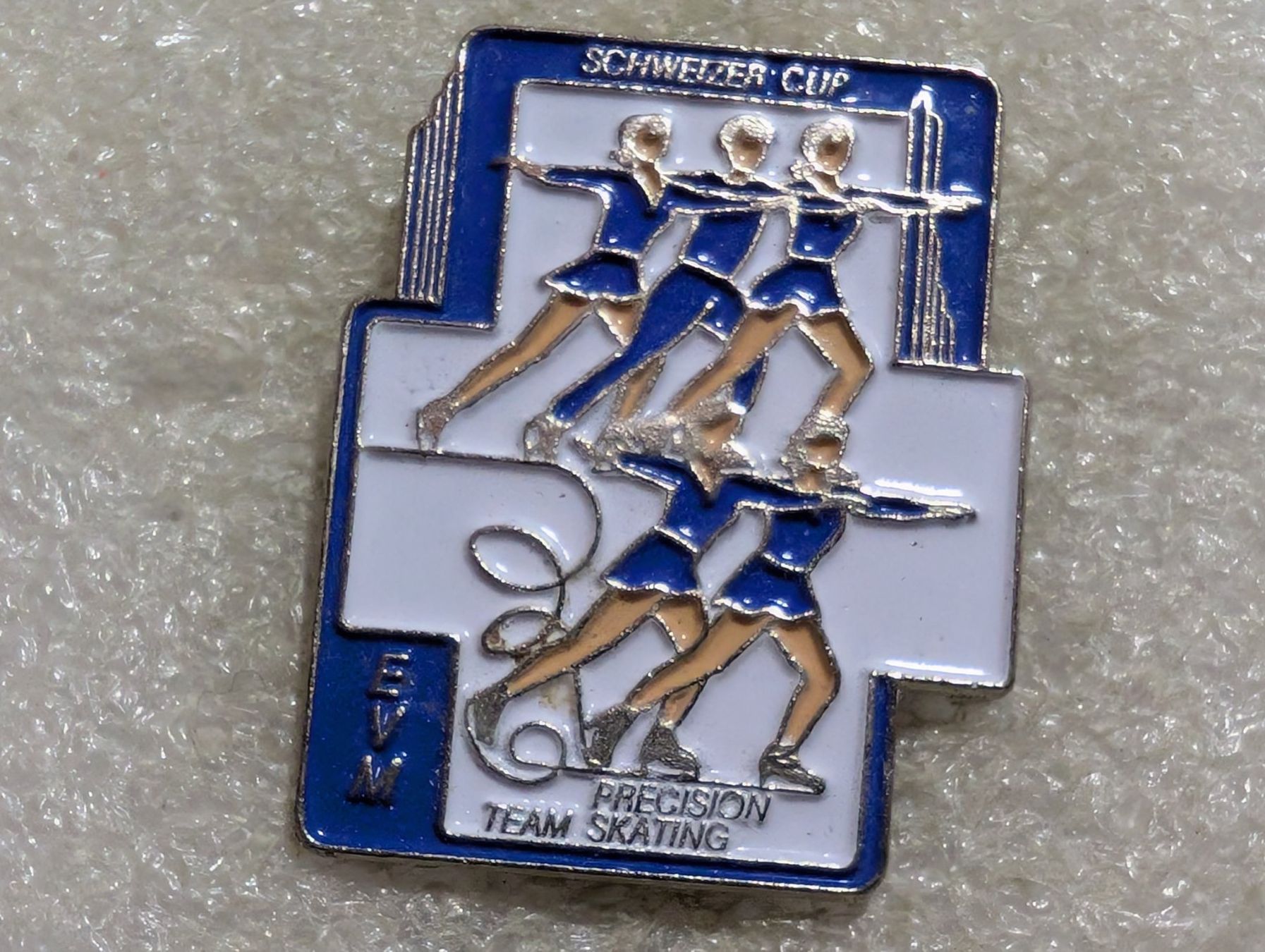 Placchette & Badge: Ansteckpin 41: Team Skating Schweizer Cup – Usato da Oppligen venduto da Pin-Fall-Shop