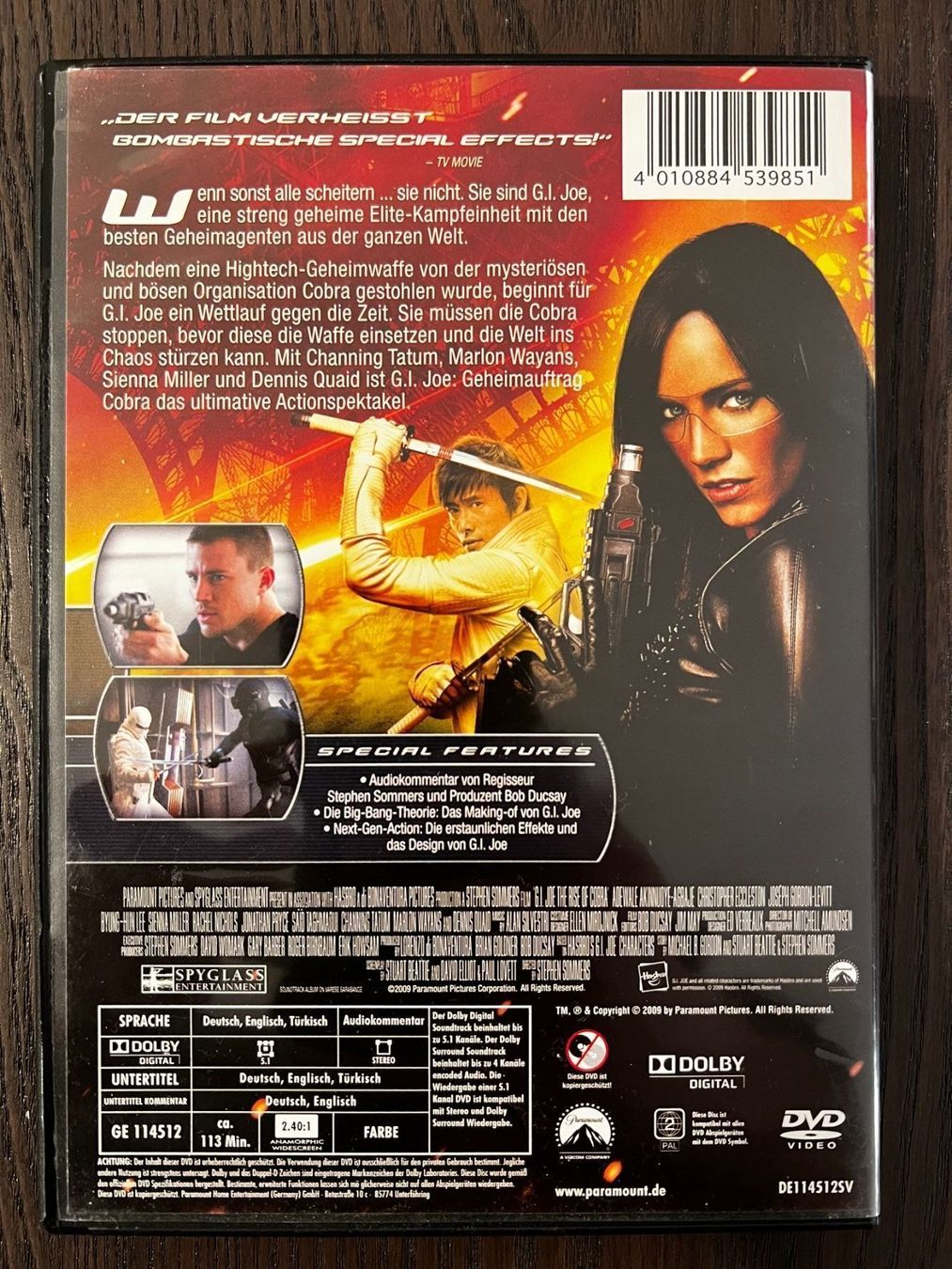 Tutti i DVDs: G. I. Joe Geheimauftrag Cobra – Usato da Zürich venduto da FilmFreunde 1