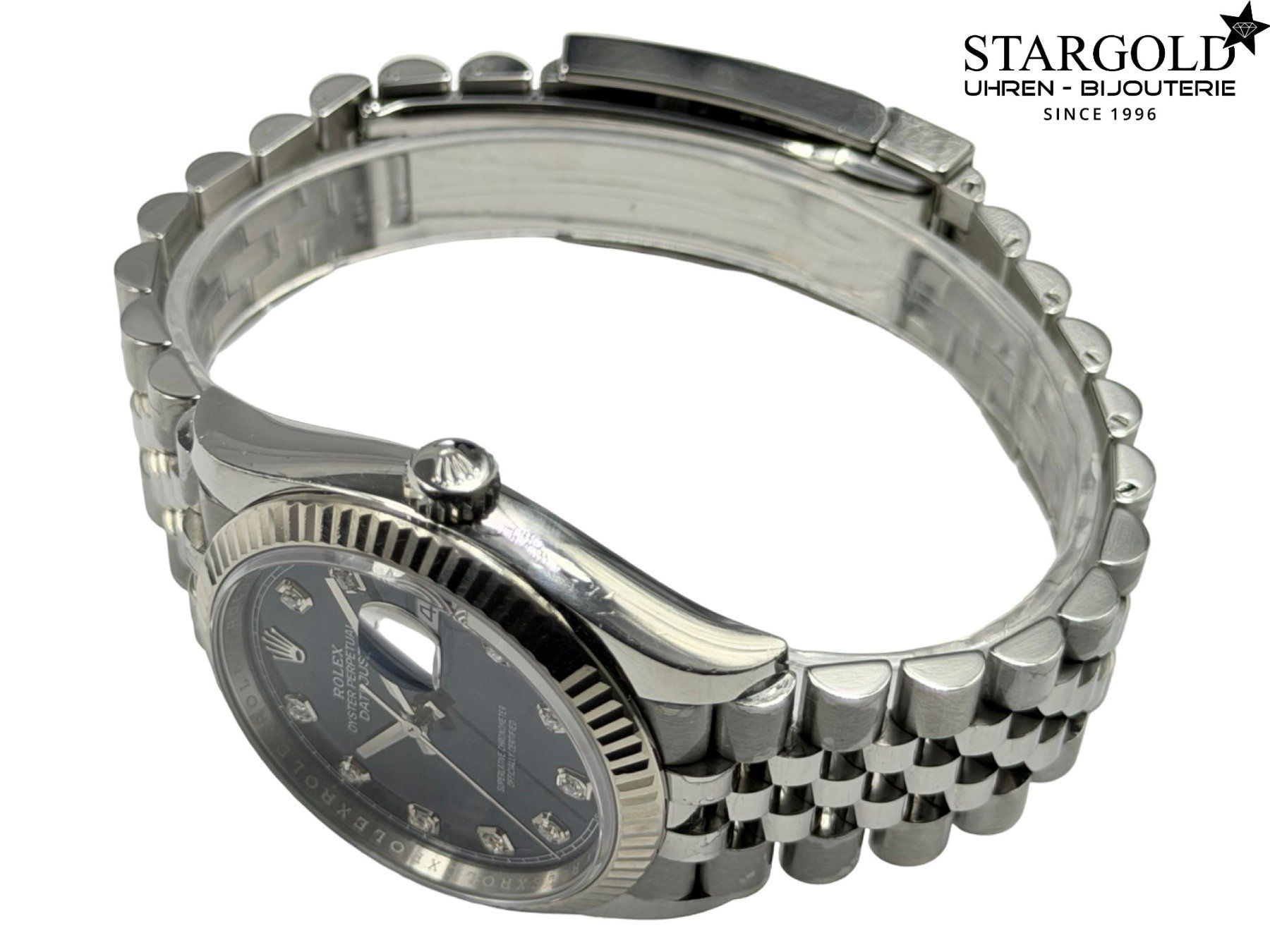 Rolex Orologi: Rolex Datejust 36 Blau mit Diamanten - 126234 – Nuovo e nell'imballaggio originale da Zürich venduto da Stargold-Uhren 5