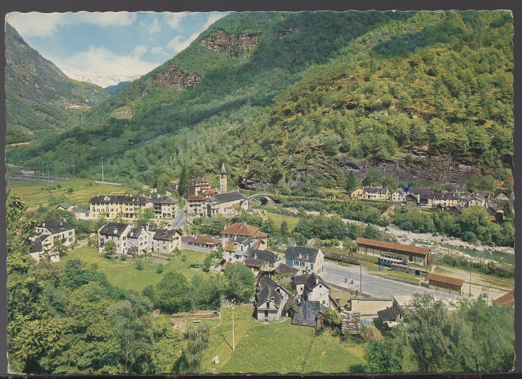 Cartoline postali: Bignasco  ( Valle Maggia ) – Usato da Aarau venduto da kufi44