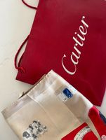 Cartier 'gemstone' silk scarf in perfect condition - new